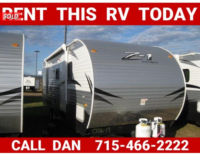 2016 CrossRoads Z-1 272BH Travel Trailer at Link RV Minong, Wisconsin STOCK# CR16-21 Exterior Photo
