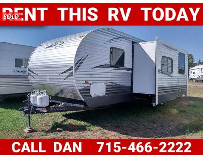 2016 CrossRoads Z-1 272BH Travel Trailer at Link RV Minong, Wisconsin STOCK# CR16-26 Exterior Photo