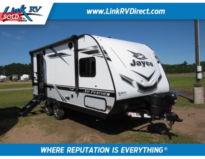 2021 Jayco Jay Feather 16RK Travel Trailer at Link RV Minong, Wisconsin STOCK# 21-04 Exterior Photo