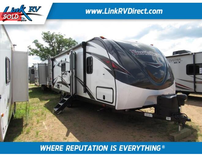 2018 Heartland North Trail Ultra-Lite 22FBS Travel Trailer at Link RV Minong, Wisconsin STOCK# 18-175A Exterior Photo