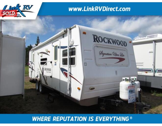 2007 Rockwood Signature Ultra Lite 8272S Travel Trailer at Link RV Minong, Wisconsin STOCK# 19-20A Exterior Photo