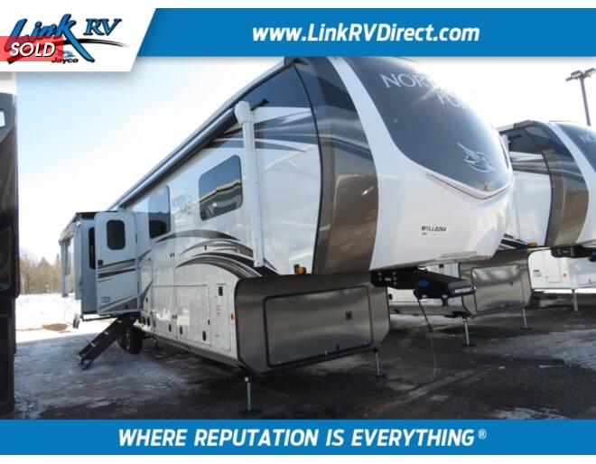 2021 Jayco North Point 377RLBH Fifth Wheel at Link RV Minong, Wisconsin STOCK# 21-32 Exterior Photo