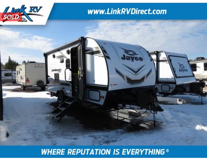 2021 Jayco Jay Feather Micro 171BH Travel Trailer at Link RV Minong, Wisconsin STOCK# 21-90 Exterior Photo