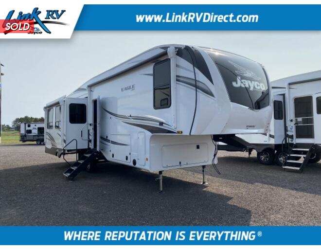 2022 Jayco Eagle 321RSTS Fifth Wheel at Link RV Minong, Wisconsin STOCK# 22-15 Exterior Photo