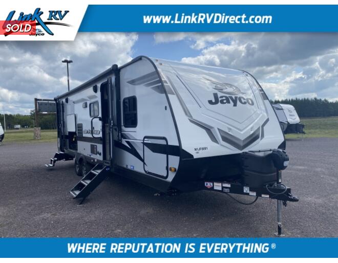 2022 Jayco Jay Feather 27BHB Travel Trailer at Link RV Minong, Wisconsin STOCK# 22-20 Exterior Photo