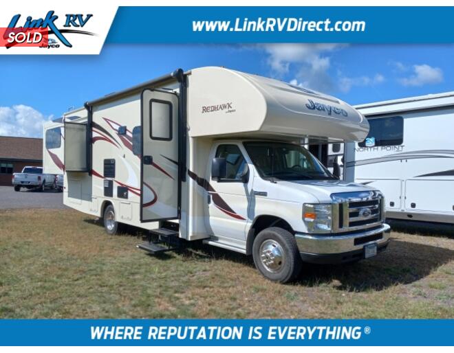 2016 Jayco Redhawk Ford E-450 26XD Class C at Link RV Minong, Wisconsin STOCK# RV21-32 Exterior Photo