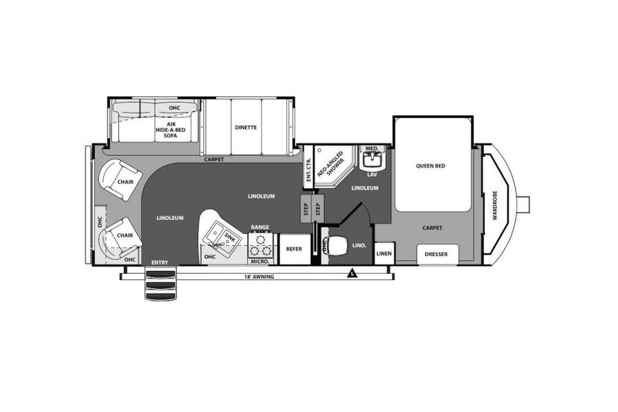 Floor plan for STOCK#RV21-35A