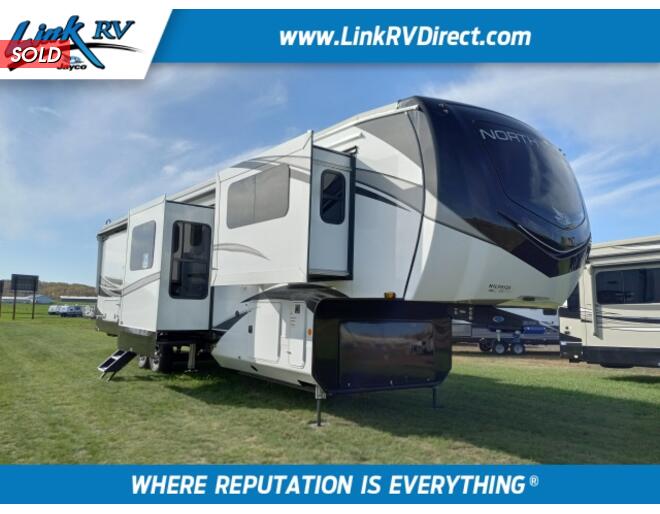 2022 Jayco North Point 382FLRB Fifth Wheel at Link RV Minong, Wisconsin STOCK# 22-42 Exterior Photo
