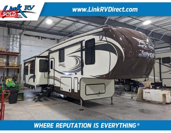 2015 Jayco Eagle Premier 331RETS Fifth Wheel at Link RV Minong, Wisconsin STOCK# 22-41A Exterior Photo