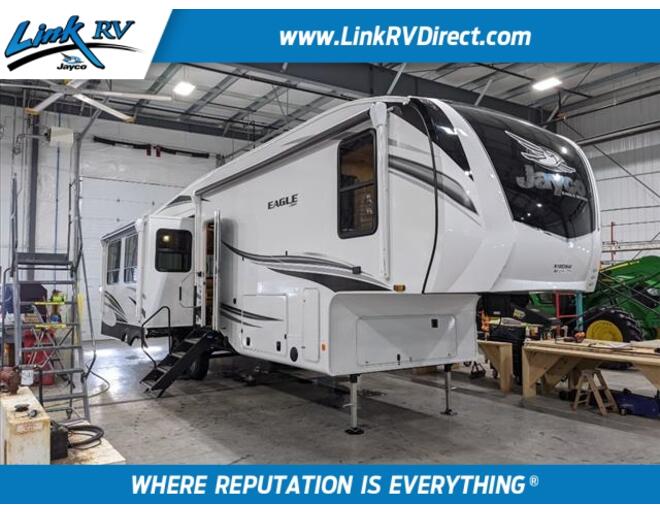2022 Jayco Eagle 321RSTS Fifth Wheel at Link RV Minong, Wisconsin STOCK# 22-75 Exterior Photo