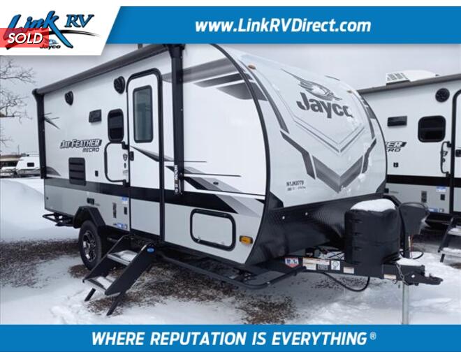 2022 Jayco Jay Feather Micro 171BH Travel Trailer at Link RV Minong, Wisconsin STOCK# 22-91 Exterior Photo