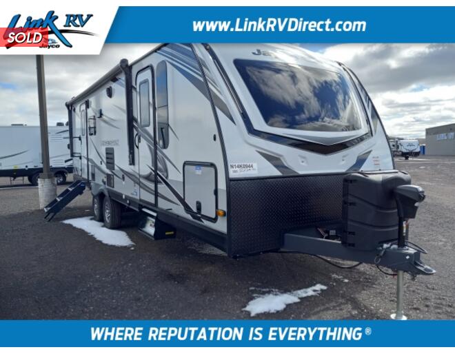 2022 Jayco White Hawk 27RB Travel Trailer at Link RV Minong, Wisconsin STOCK# 22-106 Exterior Photo