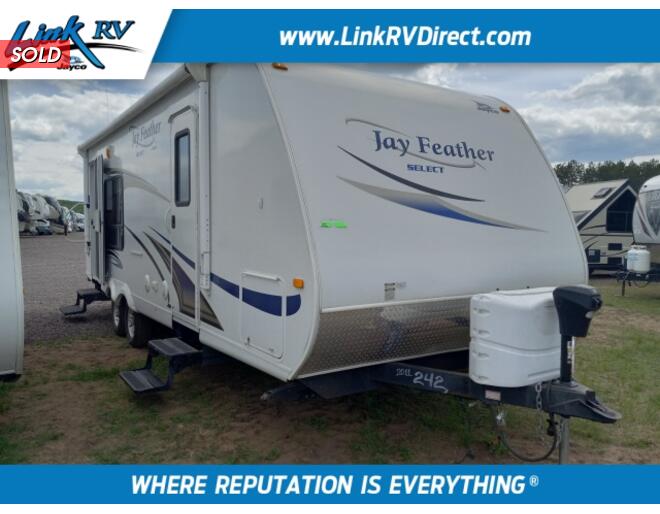 2011 Jayco Jay Feather Select 242 Travel Trailer at Link RV Minong, Wisconsin STOCK# RV22-06 Exterior Photo