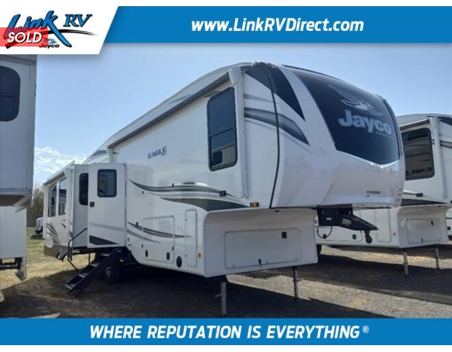 2022 Jayco Eagle 321RSTS Fifth Wheel at Link RV Minong, Wisconsin STOCK# 22-132 Exterior Photo