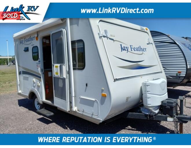 2010 Jayco Jay Feather EXP 17C Travel Trailer at Link RV Minong, Wisconsin STOCK# 22-03A Exterior Photo