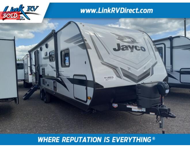 2022 Jayco Jay Feather 25RB Travel Trailer at Link RV Minong, Wisconsin STOCK# 22-171 Exterior Photo