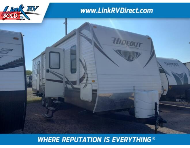 2013 Keystone Hideout 29BHS Travel Trailer at Link RV Minong, Wisconsin STOCK# 22-182A Exterior Photo