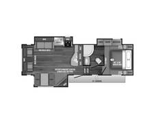 2018 Jayco Eagle HT 27.5RLTS Fifth Wheel at Link RV Minong, Wisconsin STOCK# 23-09A Floor plan Image