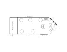 2024 Ice Castle Special 6.5X14 Travel Trailer at Link RV Minong, Wisconsin STOCK# IC24-09 Floor plan Image