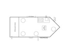 2024 Ice Castle Special 6.5X12 Travel Trailer at Link RV Minong, Wisconsin STOCK# IC24-10 Floor plan Image