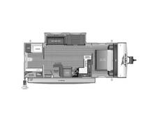 2024 Jayco Jay Feather 25RB Travel Trailer at Link RV Minong, Wisconsin STOCK# 24-43 Floor plan Image